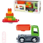 EFKO IGRÁČEK MultiGO Auto nákladní set 2 korby + kostky 9ks STAVEBNICE