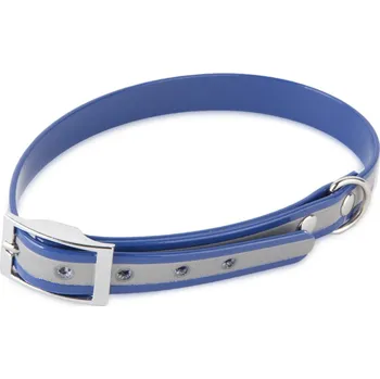 Obojek pro psa Firedog BioThane Obojek Basic REFLECT 19mm 30-38cm Barva: Modrá