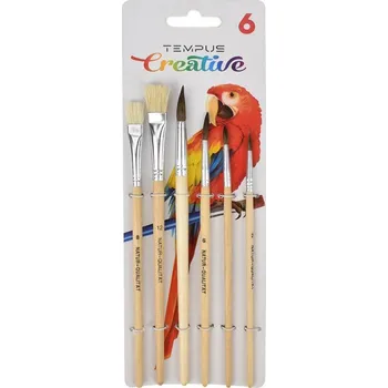 Umělecký štětec Sada štětců Creative, 6 ks