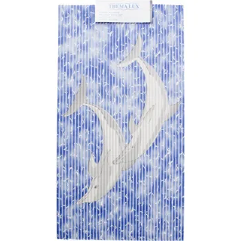 Koupelnová předložka Koupelnová předložka Thema Lux M13010, modrá, 50 x 80 cm