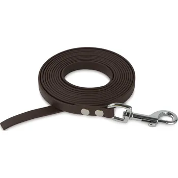 Vodítko pro psa FIREDOG BioThane vodítko 13mm 1m bez ručky Barva: Hnědá