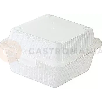 Servírovací stolek Opakovaně použitelný box na hamburgery, bílý | CONTACTO, 1105/120