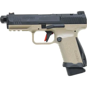 Airsoftová zbraň Airsoftová pistole CANIK TP9 (STS-9) - černý/TAN, kovový závěr, CyberGun