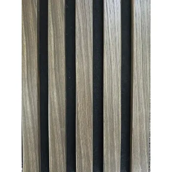 akustický panel Akustický panel 2650x450x20 mm ořech, lamela 38 mm