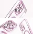 Pouzdro na mobilní telefon Electro Mag Cover pro Apple iPhone 15 Transparent/Rose Gold