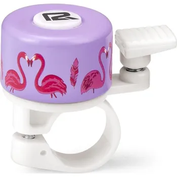 Zvonek na kolo Zvonek na kolo P2R Ringo plameňáci fialový