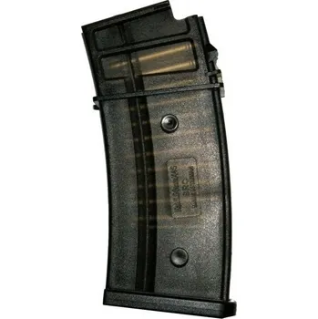 Zásobník pro G36 - transparentní, tlačný, 50bb, SRC