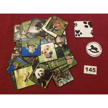 Pexeso HandMade by VeJa Pexeso vel.L č.145 - Zvířata lll. (64kousků)