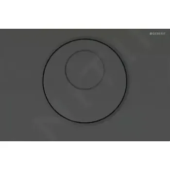 Geberit Sigma10 Elektronické ovládání splachování, síťové napájení, černá/matná černá, 115.856.DW.6