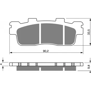 Auto-moto Brzdové destičky GOLDFREN 302 AD