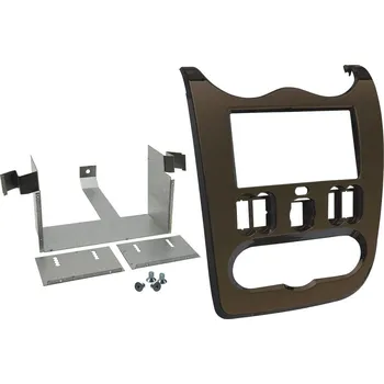 Auto Hi-Fi Adaptér 2DIN autorádia DACIA Duster, Logan, Sandero - tmavě hnědá<br />Výrobce: - 372551 1D (Adaptér 2DIN autorádia DACIA Duster, Logan, Sandero - tmavě hnědá)