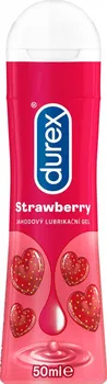 Lubrikační gel Durex Strawberry lubrikační gel na vodní bázi 50 ml