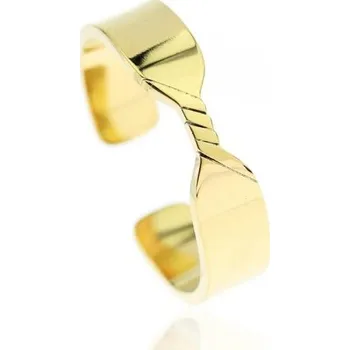 Prsten Flamenco Mystique Pozlacený Prsten z Chirurgické Oceli PST611, Zlatá Barva, Velikost prstenu: US7 EU14