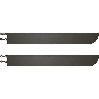 Dlažba SimpleJack Nájezdová rohová lišta Terrasol 38 x 5 x 1 cm - černá