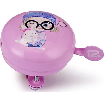 Zvonek na kolo Zvonek na kolo P2R Ringo Baby Giriwith bunny růžový