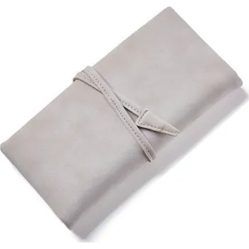 Peněženka Flamenco Mystique Dámská Peněženka z Nubukové Kůže, Pudrové Barvy, 19x9x2 cm