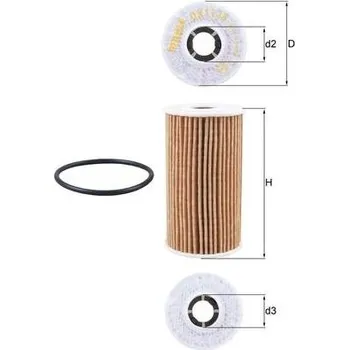 Olejový filtr Olejový filtr MAHLE OX 1138D