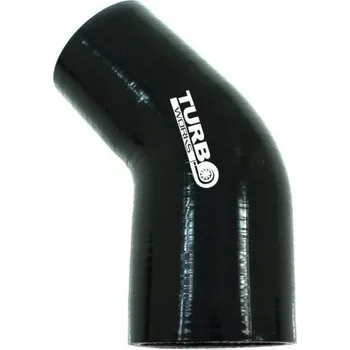 Vzduchový filtr Redukce silikonová 45st TurboWorks Black 51-63mm