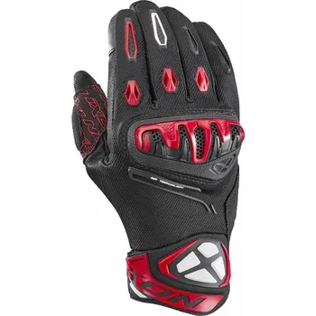 Moto oblečení MIRAGE AIR 1027 - červené textilní moto rukavice IXON - M