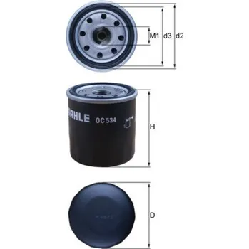 Olejový filtr Olejový filtr KNECHT OC 534