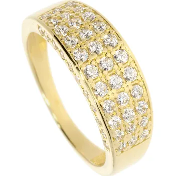 Prsten Zlatnictví Helios Masivní prsten ze žlutého zlata B20390