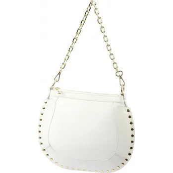 Kabelka Kožená kabelka Luka 24-026 DOLLARO - bílá