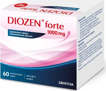 Lék na srdce, cévy a krev Diozen Forte 1000 mg 60 tbl.
