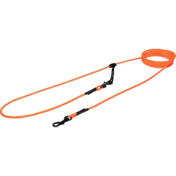 Vodítko pro psa Tamer Lanové vodítko EASYLONG | Slim | neon oranžové - p255 Délka: 2,5 m