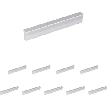 Nábytkové kování Walteco Nábytková úchytka 96mm, plast, stříbrná Množství: 10 ks