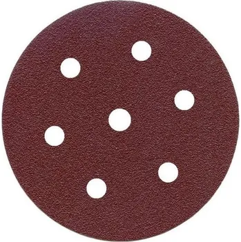 Brusný papír Brusný výsek suchý zip EA343 7 otvorů 150/7.děr zr.240