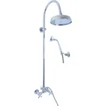 RAV Slezák Vodovodní baterie sprchová MK181.5/3 Morava Retro s hlavovou a ruční sprchou, barva chrom, rozměr 150 mm