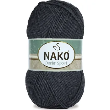 Příze Nako Denim Sport Barva: černá - 217