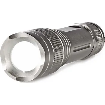 Svítilna NEDIS LED svítilna/ napájení z baterie/ 4,5 V DC/ 5 W/ 330 lm/ dosah 200 m/ šedá LTRH5WGY
