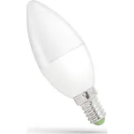 LED žárovka svíce E-14 230V 6W teplá bílá, SPECTRUM WOJ13026