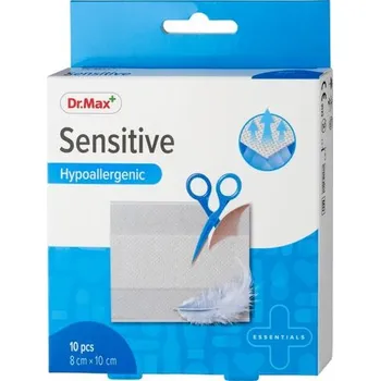 Náplast Dr. Max Sensitive Hypoallergenic 8x10 cm náplast 10 ks