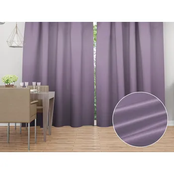 ubrus Saténový závěs LUX-043 Fialová lila 140x140 cm