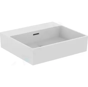 Umyvadlo Ideal Standard Extra Umyvadlo na desku 50x45 cm, s přepadem, bez otvoru pro baterii, bílá, T388601