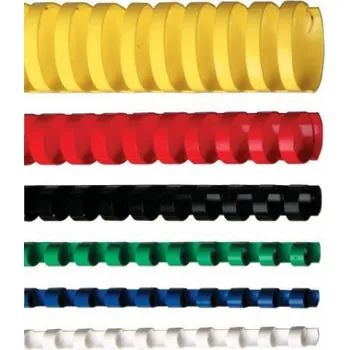 Vázací hřbet Opus Plastové hřbety vazby 6mm černé (ib06CZA)