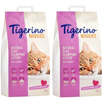 Podestýlka pro kočku Tigerino Nuggies with Baby Powder