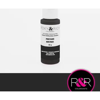 Čokoláda ROXY & RICH KAKAOVÉ MÁSLO - ČERNÉ PIRATE BLACK 56g