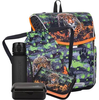 Školní batoh Školní aktovka pro prvňáčky Bagmaster Velký SET PRIM 24 B