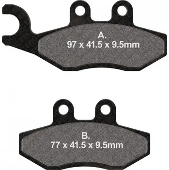 Brzdová destička Brzdové destičky EBC SFA353HH