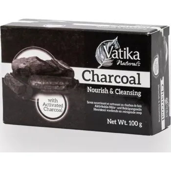 Mýdlo Vatika Dermoviva Mýdlo s černým uhlím Charcoal Vatika Naturals