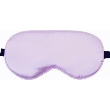 Škraboška na spaní Hedvábná spací maska na oči s pohodlným nastavením | škraboška na spaní - LightPurple