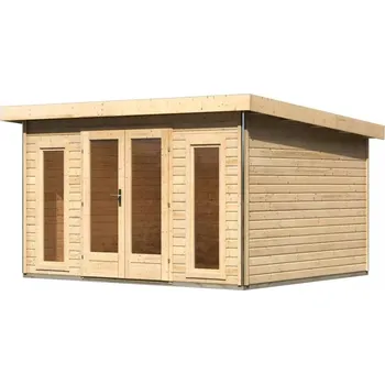 Zahradní stavba KARIBU HOLZTECHNIK dřevěný domek KARIBU RADEBURG 2 (31475) natur LG3928