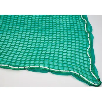 Krycí plachta Záchytná síť proti pádu PP 5 mm, oko 45 mm, zelená + přídavná prodyšná plachta 75 g/m2, zelená