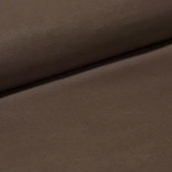 Bavlněná látka Noris - tm. hnědá 160