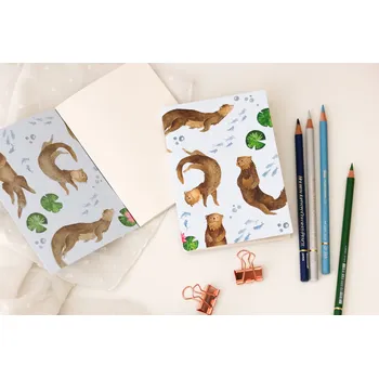 Sešit ePiPí Sešit A6 - Vydry Listy sešitu: Čtverečkovaný