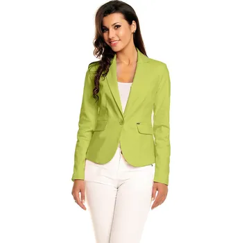 Dámské sako Špičatý límec bavlněného saka pro dámy, 44 i240_142415_2:44