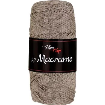 Příze pp Macrame 4224 - Šedohnědá